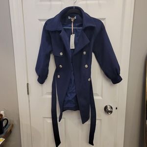 GRACE KARIN Girls Dress Coat Lapel Wool Blend Long Winter Jackets with 4193 new